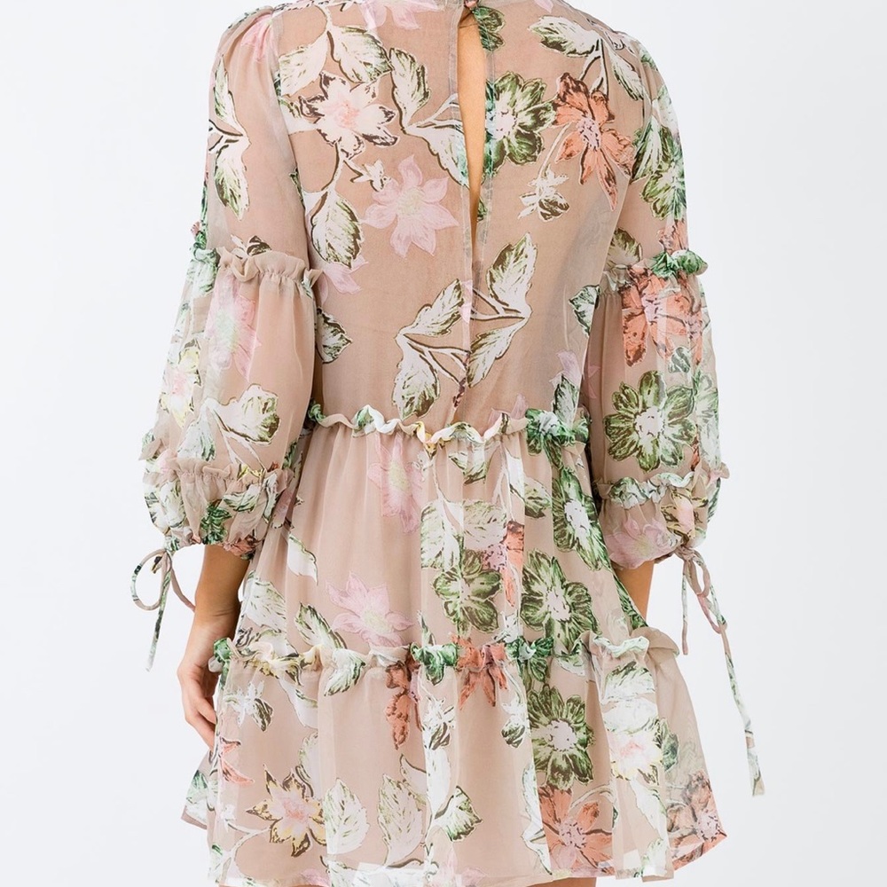 Spring Floral Dress - Picture 3 of 3